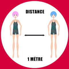 
keep your distance, health protection, barrier gesture