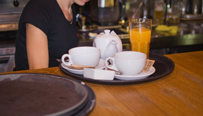 Shooting in cafe.