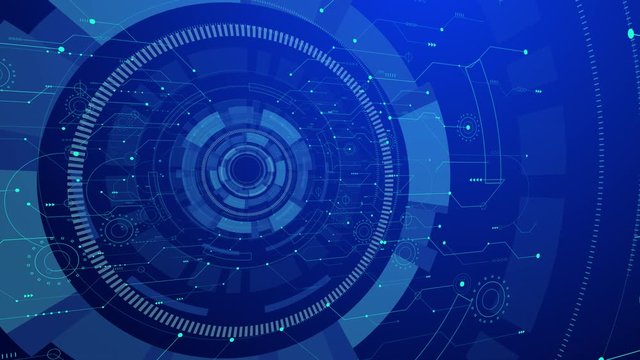 Through Modern Futuristic Interface