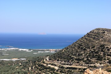 view from the top of the hill