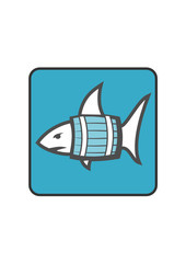 Shark in the barrel