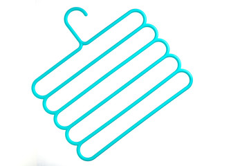 clothes hanger isolated on a white background