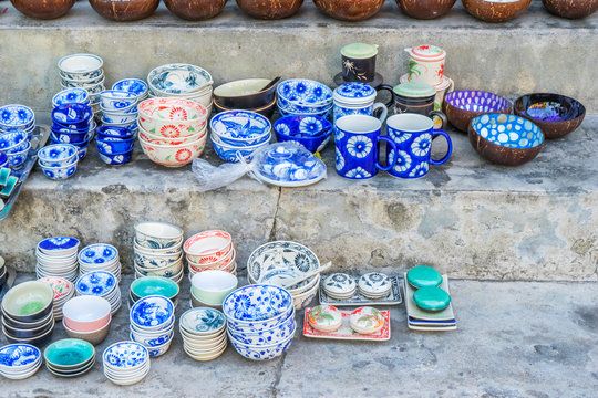 Handmade Colorful souvenir at Hoi An old town, Vietnam