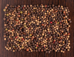 Black pepper. Texture.