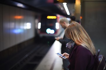 young woman using a mobile phone