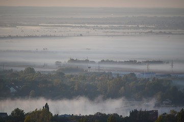 fog over the river Don