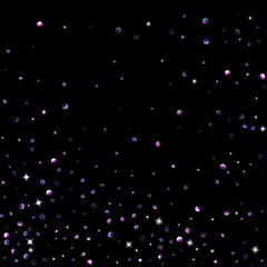 Purple glitter star confetti little spark violet