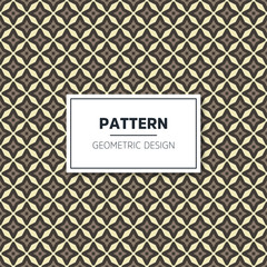 Seamless geometric black and white pattern