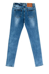 denim pants isolated on white background, blue jeans