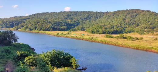 Phungus Maharashtra River and mountain view sky walk