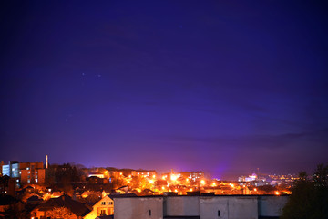 Fototapeta premium night view of the city