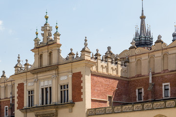 Detail of monument in Krakow, Poland
