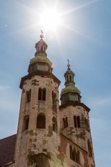 Detail of monument in Krakow, Poland