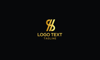 SH, HS Letter Logo Design Template Vector Minimal Sign
Symbol Monogram