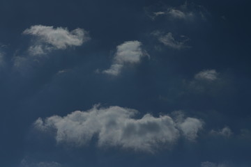 Obraz premium Sommer Himmel mit leichten Wolken