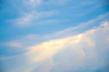 Fototapeta na wymiar sky background with tiny clouds.