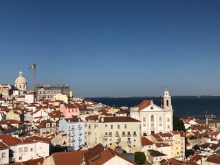 Fototapeta premium Ausblick über Lissabon