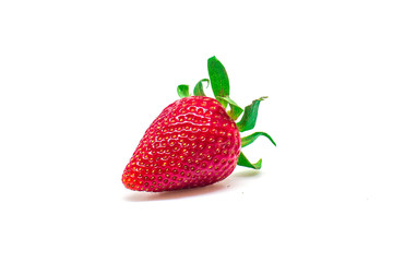 Strawberry, Isolated, White Background