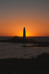 Fototapeta premium lighthouse at sunrise