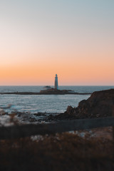 Fototapeta na wymiar lighthouse at sunrise