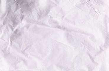  thin sheet of white paper slightly crumpled for slide background