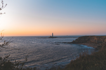 Fototapeta premium lighthouse at sunrise
