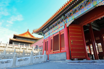 Forbidden city ( also called Palace Museum ) in Beijing - China