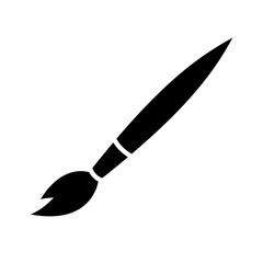 Fototapeta premium paint brush - art - stationery icon vector design template