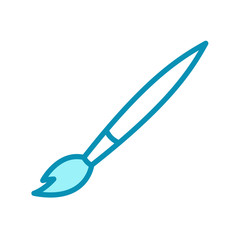 paint brush - art - stationery icon vector design template