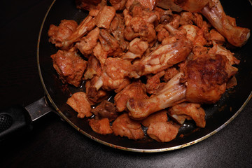 Chicken sixty five, a spicy fried chicken dish in India, Singapore and Sri Lanka.