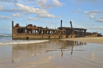 S.S. Maheno ship wreck on Frazer Island