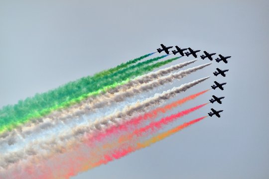 Frecce Tricolori PAN con tricolore