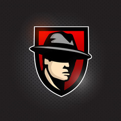 Mafia Mascot Sport Esport Logo Design