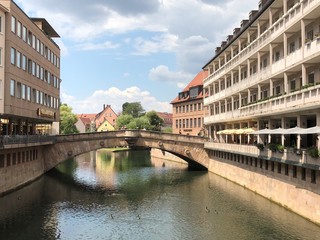 Naklejka premium Brücke in Nürnberg