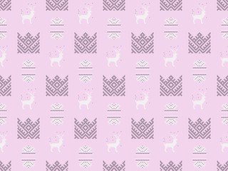 cross-stitch and  winter on a seamless spring pattern.