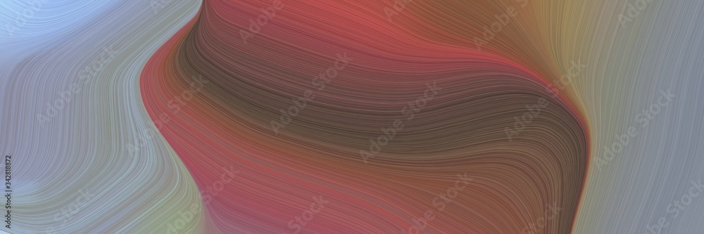 Poster abstract colorful banner design with pastel brown, light pastel purple and light slate gray colors. 