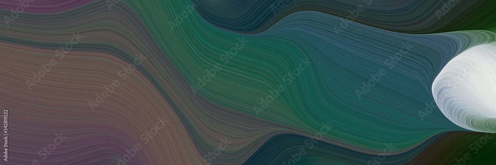 Aufkleber abstract moving designed horizontal header with dark slate gray, light gray and pastel brown colors.