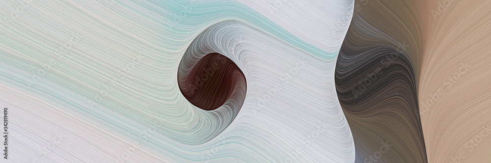 Aufkleber abstract colorful header design with pastel gray, old mauve and rosy brown colors. fluid curved flow