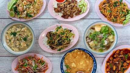 Thai Food Mixed Dishes 