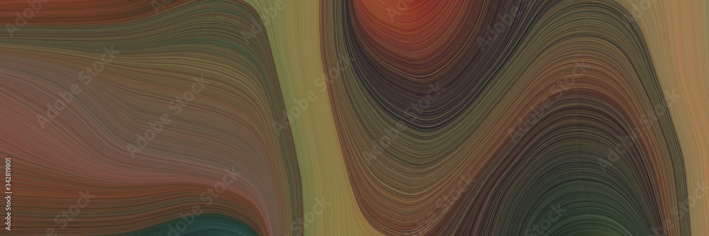 Aufkleber abstract surreal designed horizontal header with old mauve, very dark blue and pastel brown colors. 