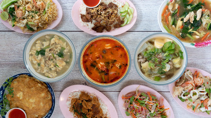 Thai Food Mixed Dishes 