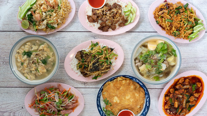 Thai Food Mixed Dishes 