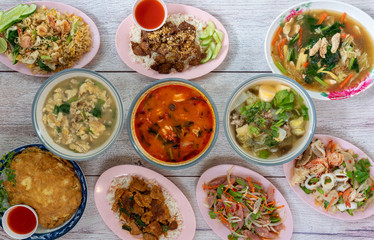 Thai Food Mixed Dishes 