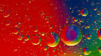 Immagine fotografica astratta e molto colorata