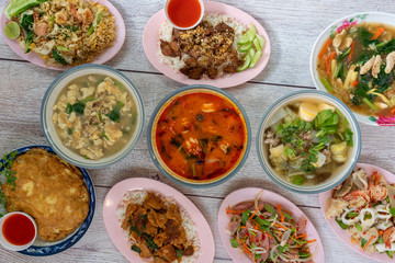 Thai Food Mixed Dishes 