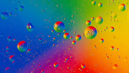 Immagine fotografica astratta e molto colorata