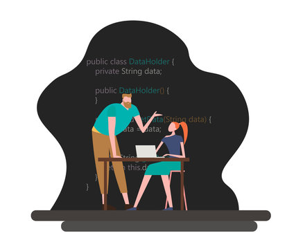 Engineering, Programmer development, Software programming Concept for web page, banner, presentation, social media. Programming languages for code learning.Coding tutorials