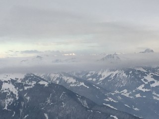 Bild vom Rundflug über den vorarlberger Alpen in Oesterreich