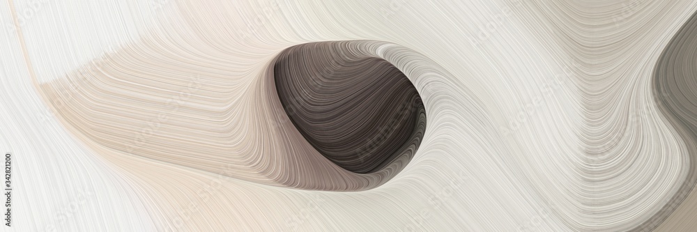 Aufkleber abstract flowing header with light gray, old mauve and gray gray colors. fluid curved lines with dynamic flowing waves and curves