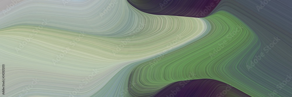 Poster abstract artistic header design with dark gray, very dark violet and dark slate gray colors. fluid curved lines with dynamic flowing waves and curves